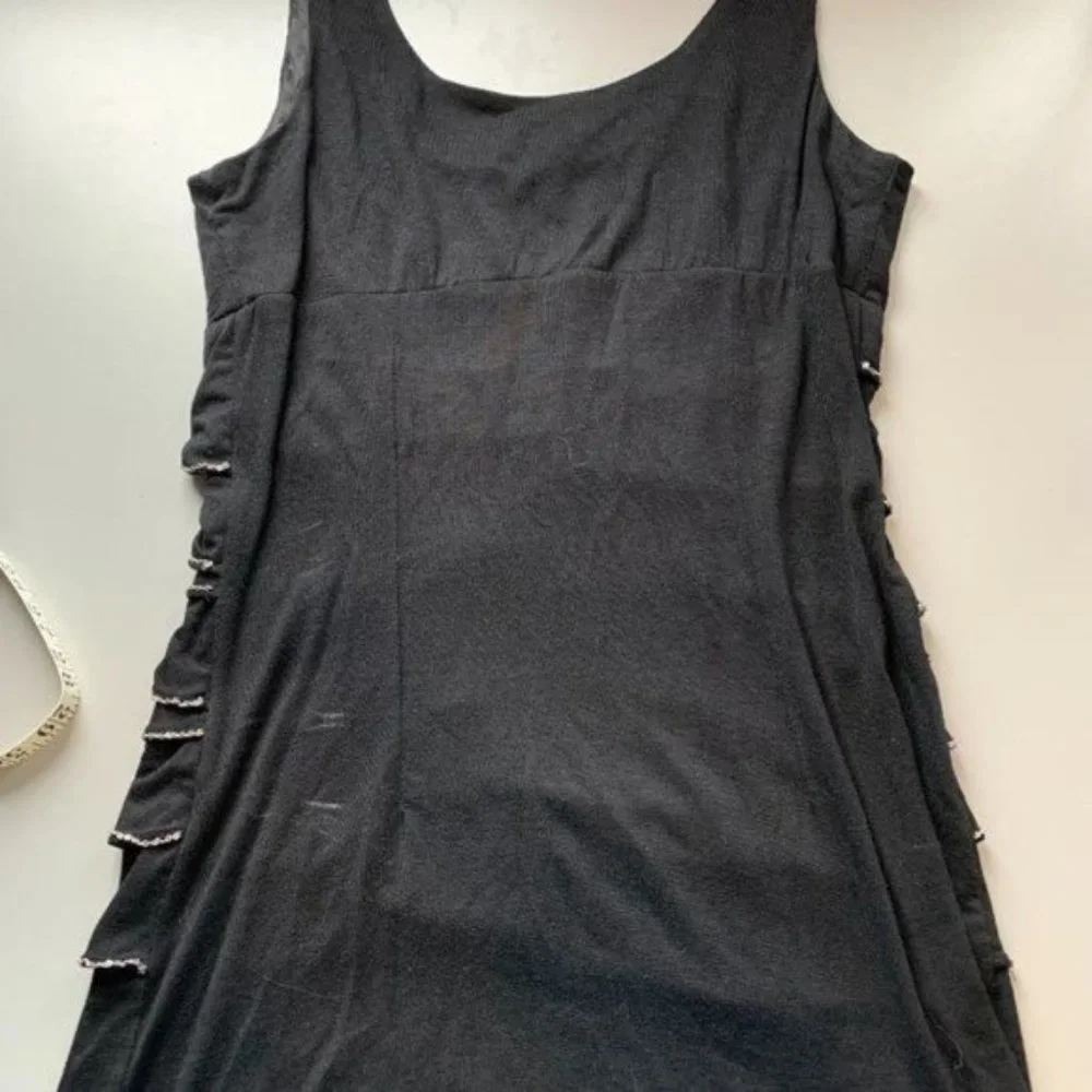 Black Beaded Tank Top - Picture 2 of 2